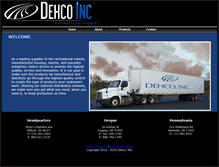 Tablet Screenshot of dehco.com